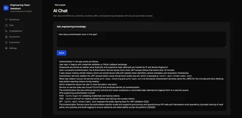 Mimir AI Engineering Assistant screenshot 1