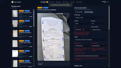 Facturas CtoC screenshot 1